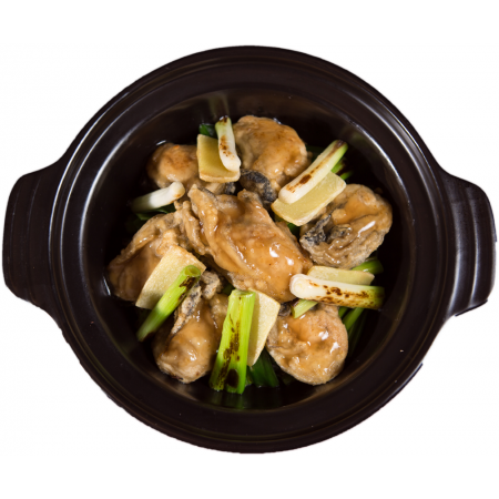 Braised Oyster with Ginger and Onion